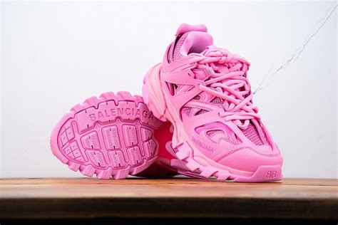 balenciaga track sneakers pink.